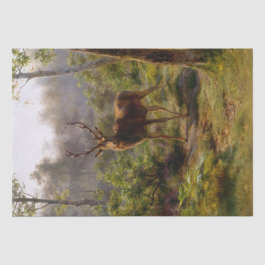 Rosa Bonheur | Red Stag Seidenpapier (Vorderseite)