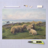 Rosa Bonheur | Schaf am Meer Seidenpapier (Handwerk)