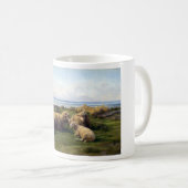 Rosa Bonheur Schafe am Meer Kaffeetasse (VorderseiteRechts)