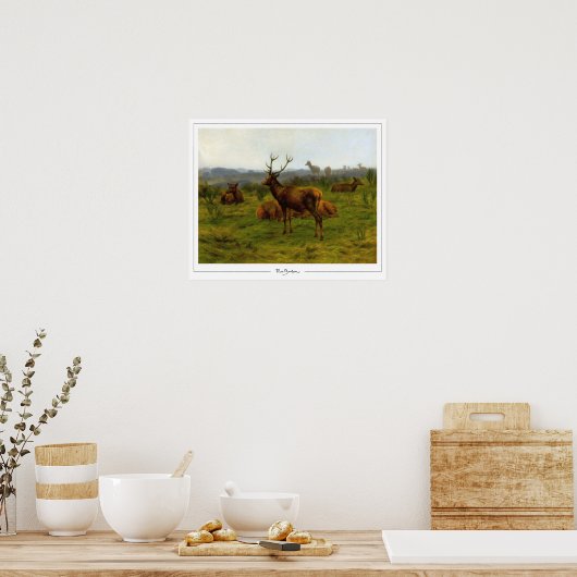 Rosa Bonheur Zedign Art Poster #122 (Küche)