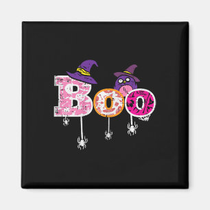 Rosa Boo Spider Owl Beängstigendes Halloween Kostü Magnet