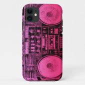 Rosa boombox Case-Mate iPhone hülle (Rückseite)