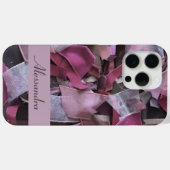 Rosa Bordeaux-Bordeaux Case-Mate iPhone Hülle (Rückseite (Horizontal))