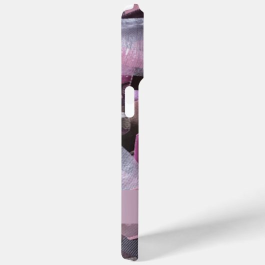 Rosa Bordeaux-Bordeaux Case-Mate iPhone Hülle (Rückseite / Rechts)