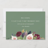 Rosa, Bordeaux und Feigenblütenmädchen (Rückseite)