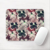 Rosa, bordeauxfarbene Blume Mousepad (Mit Mouse)