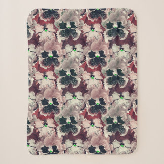 Rosa, bordeauxfarbene Blume Sherpadecke