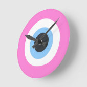rosa böser Blick Uhr (Winkel)