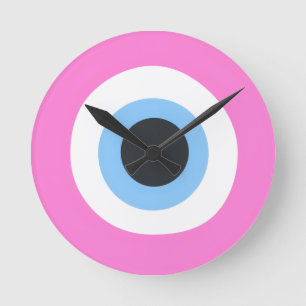 rosa böser Blick Uhr