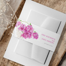 Rosa Bougainvillea Botanische Aquarellfarbe