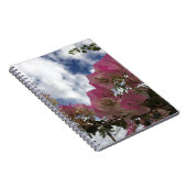 Rosa Bouganvilla Notizblock (Rechte Seite)