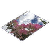 Rosa Bouganvilla Notizblock (Linke Seite)