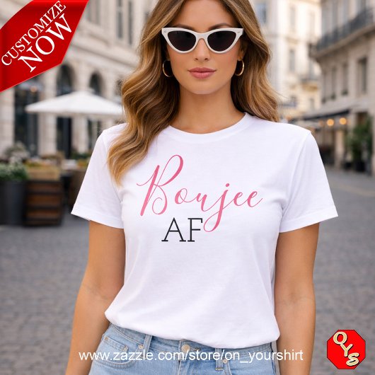 Rosa Boujee AF T-Shirt Tri-Blend Shirt