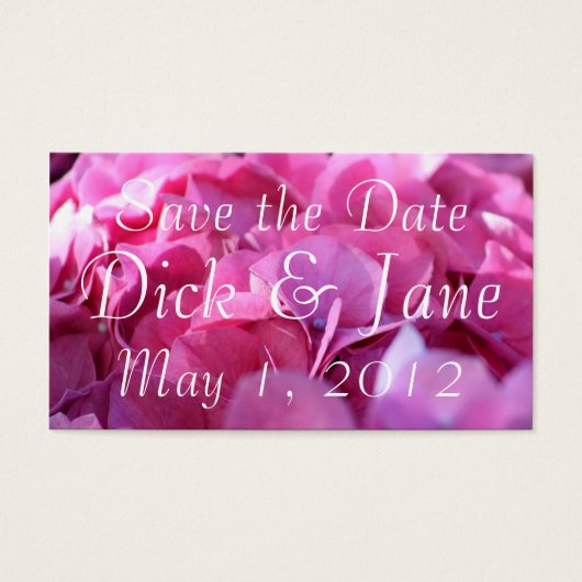 Rosa Bounty, Save the Date (Vorderseite)