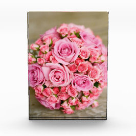 Rosa Bouquet der Blume Fotoblock