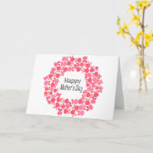 Rosa Bouquet Muttertag Karte (Gelbe Blume)
