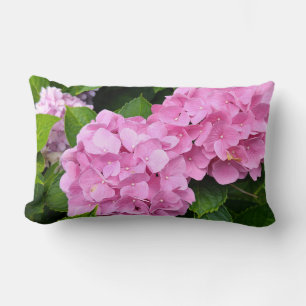 Rosa Bouquets von Hydrangeas Lendenkissen