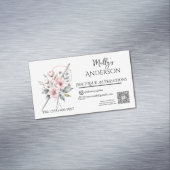 Rosa Boutique Nähen und Veränderungen Magnetische Visitenkarte (Beispiel)