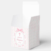 Rosa Bow-Band-Rahmen Blumenzunge Geschenkschachtel (Geöffnet)