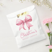 Rosa Bow Coquette Brautparty Geschenktütchen (Versiegelt)
