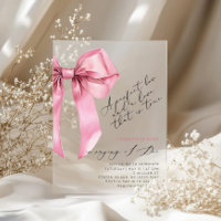 Rosa Bow Coquette Elegantes Brautparty