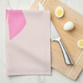 Rosa Bow Geschirrtuch (Viertel Falte)