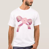 Rosa-Bow-Mens-T - Shirt (Vorderseite)