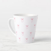 Rosa Bow Milchtasse (Linke Ecke)