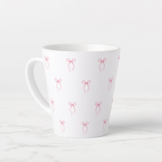 Rosa Bow Milchtasse (Linke Ecke)