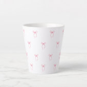 Rosa Bow Milchtasse (Vorderseite)