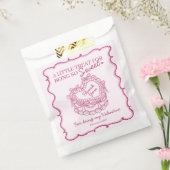 Rosa Bow Retro Herz Coquette Cake Valentine Geschenktütchen (Versiegelt)
