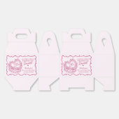 Rosa Bow Retro Herz Coquette Kuchen Geburtstag Geschenkschachtel (Ungeklappt)