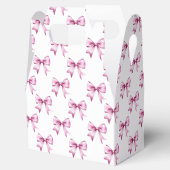 Rosa Bow Ribbon Geschenkschachtel (Geöffnet)