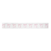 Rosa Bow Ribbon Satinband (Vorderseite)
