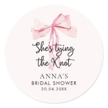 Rosa Bow sie bindet das Brautparty des Knotens