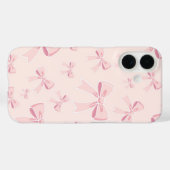 Rosa Bows Niedlich Coquette Hütte Chic Case-Mate iPhone Hülle (Rückseite (Horizontal))
