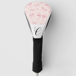 Rosa Bows Niedlich Coquette Hütte Chic Golf Headcover