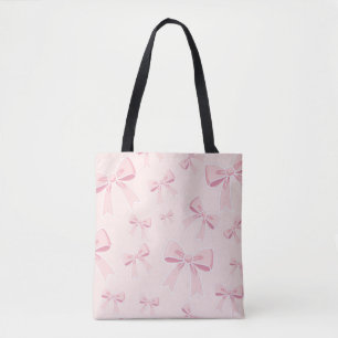 Rosa Bows Niedlich Coquette Hütte Chic Tasche