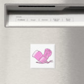 rosa Boxhandschuhe Vektor Magnet (In Situ (Geschirrspüler))