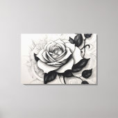 Rosa Branca Abstrata Leinwanddruck (Vorderseite)