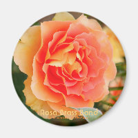 Rosa Brass Band [Round Magnet]