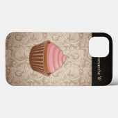 Rosa/braun Case-Mate iPhone Hülle (Rückseite (Horizontal))