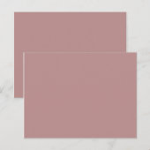 rosa braun postkarte (Vorne/Hinten)