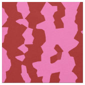 Rosa-Braun-Rotes Unregelmäßiges Abstractes Design Stoff (Nahaufnahme)