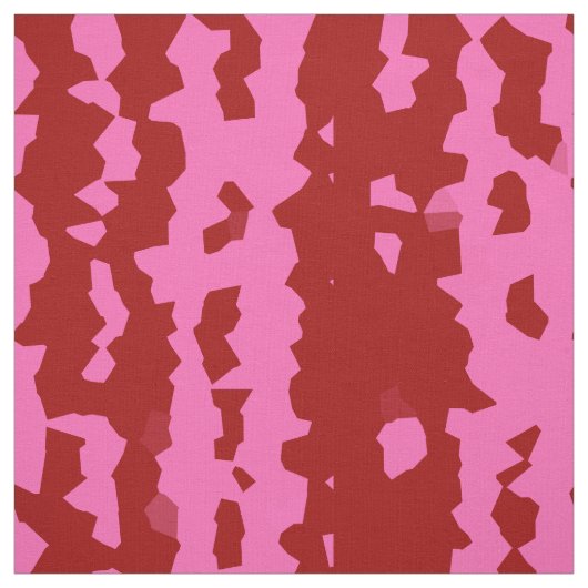 Rosa-Braun-Rotes Unregelmäßiges Abstractes Design Stoff (Muster)