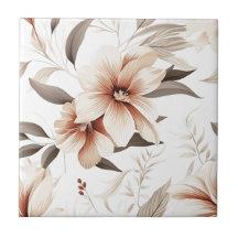 Rosa Braune Aquarell-Wildblume
