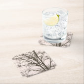 Rosa-braune Baumzweige Untersetzer (Vor Ort)