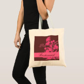 Rosa braune Motive Brautjacke Tragetasche (Vorderseite (Produkt))