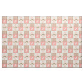 rosa braune Pferde Stoff (Fat Quarter (45,7 x 55,9 cm))