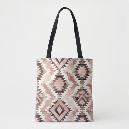 Rosa Brauner Azteke    Tasche (Vorderseite)